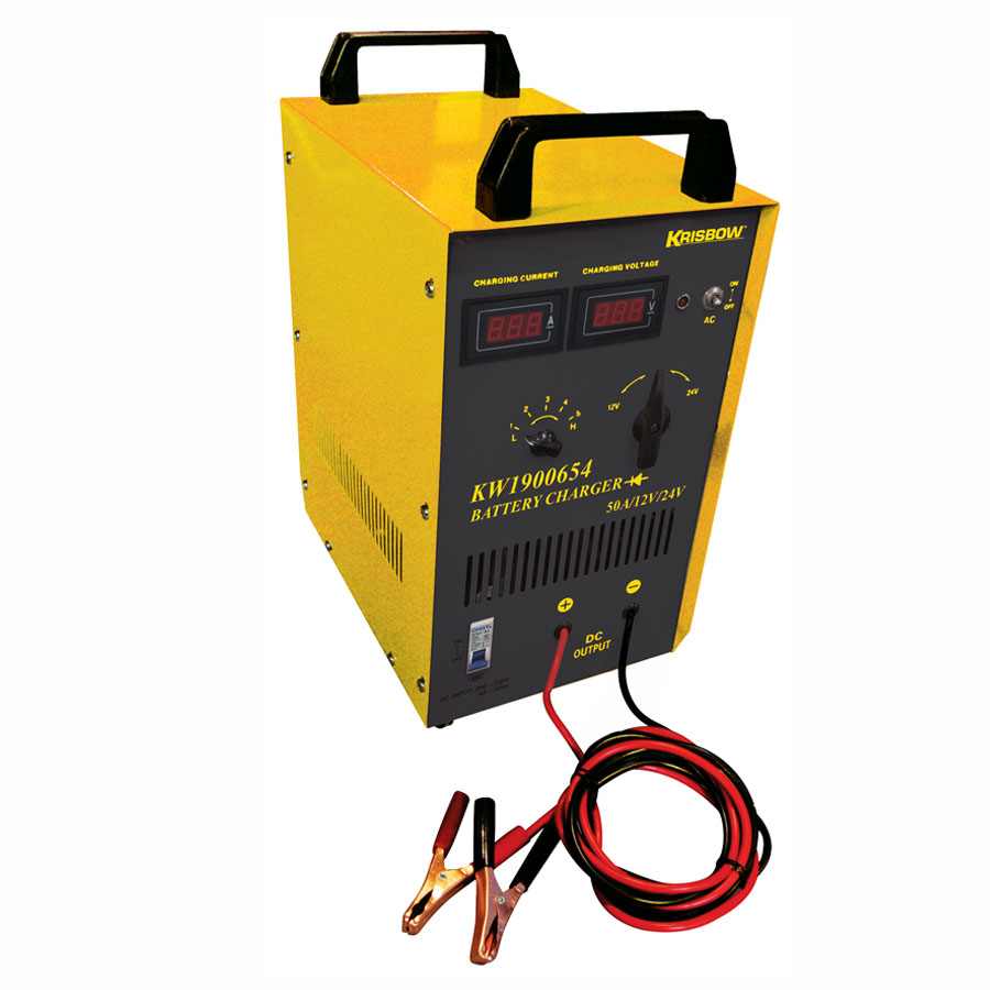 KRISBOW BATTERY CHARGER 50A 12V/24V ERBC50