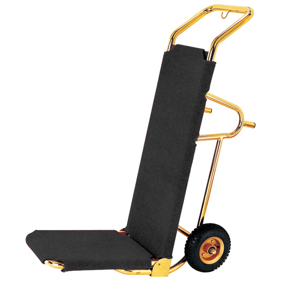 KRISBOW LUGGAGE CART TITANIUM/BLACK 50X40X122CM