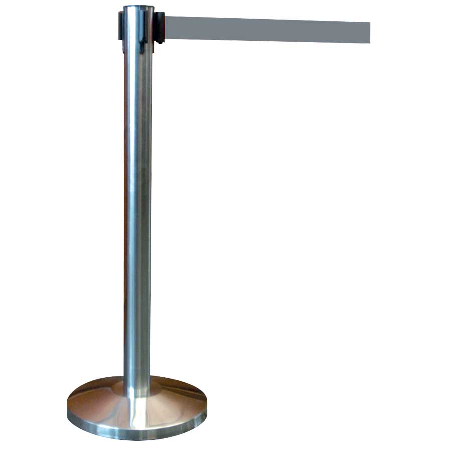 KRISBOW HANDRAIL STAINLESS STEEL SILVER BELT