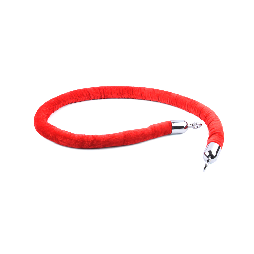 KRISBOW RED ROPE FOR HANDRAIL SILVER