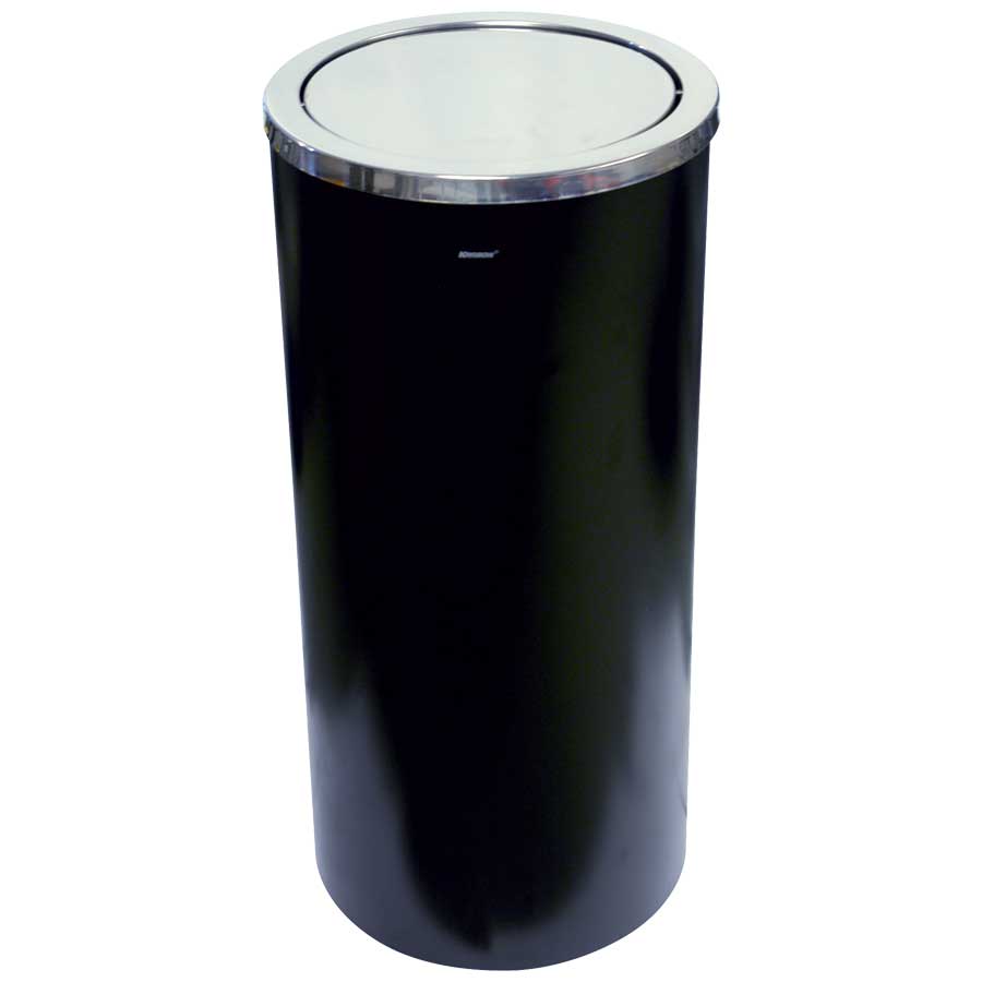 KRISBOW WASTE BIN ROUND BLACK 40L SWING