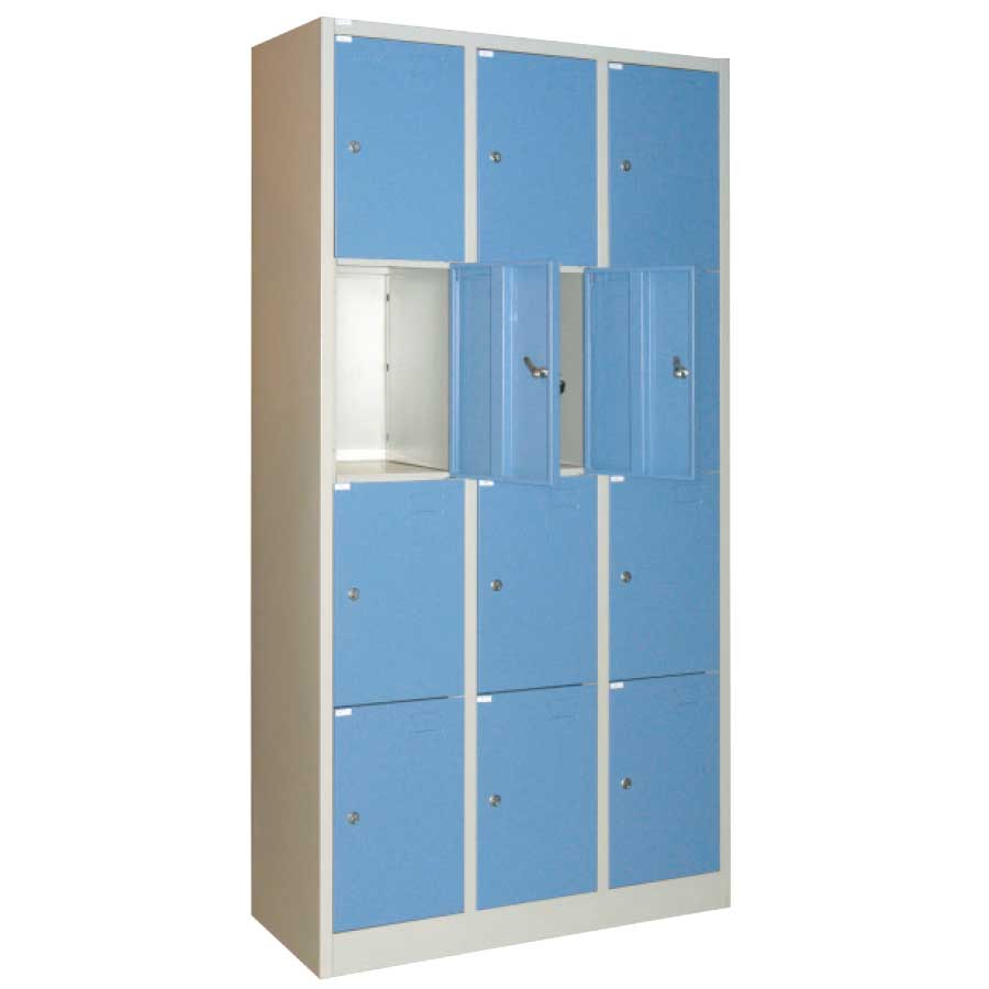 KRISBOW LOCKER 12 DOORS BLUE