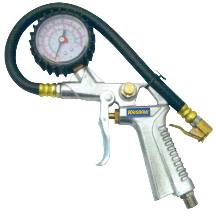 KRISBOW TIRE INFLATOR W/GAUGE 220PSI ERI220