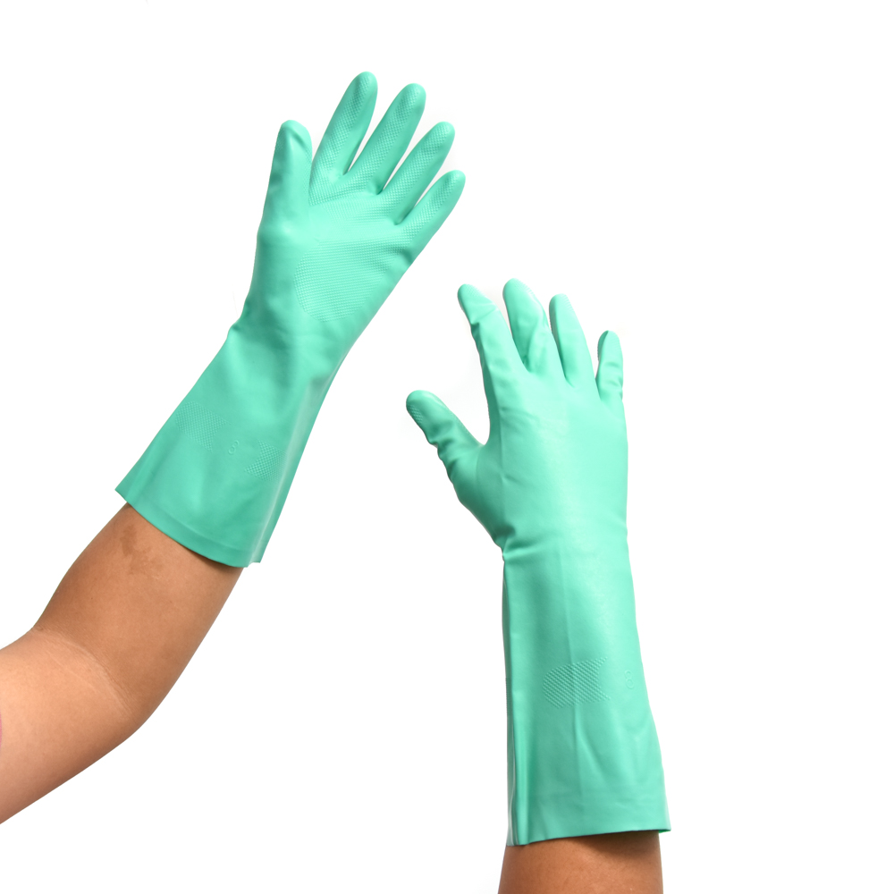 KRISBOW GLOVE NITRILE (M) GREEN SRSG406