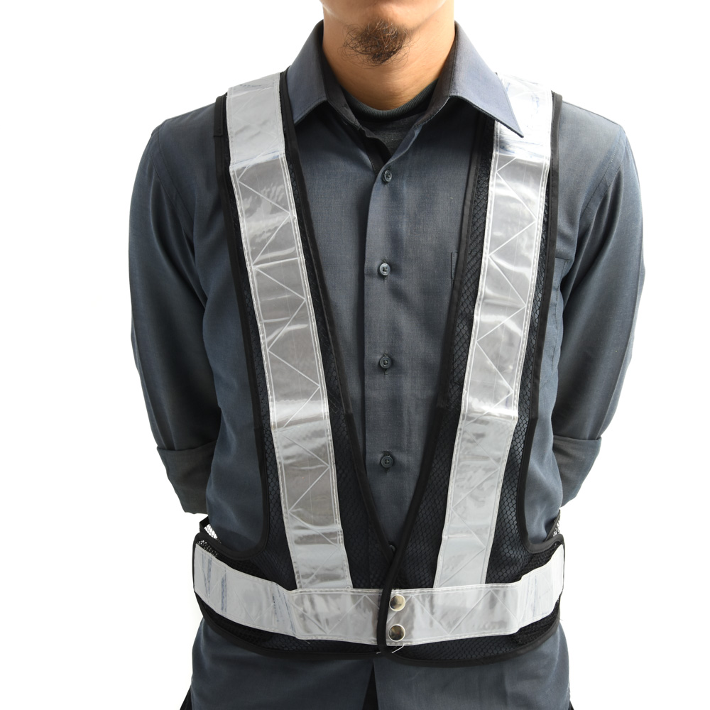 KRISBOW SAFETY VEST MESH SIZE M PVC SRSV6