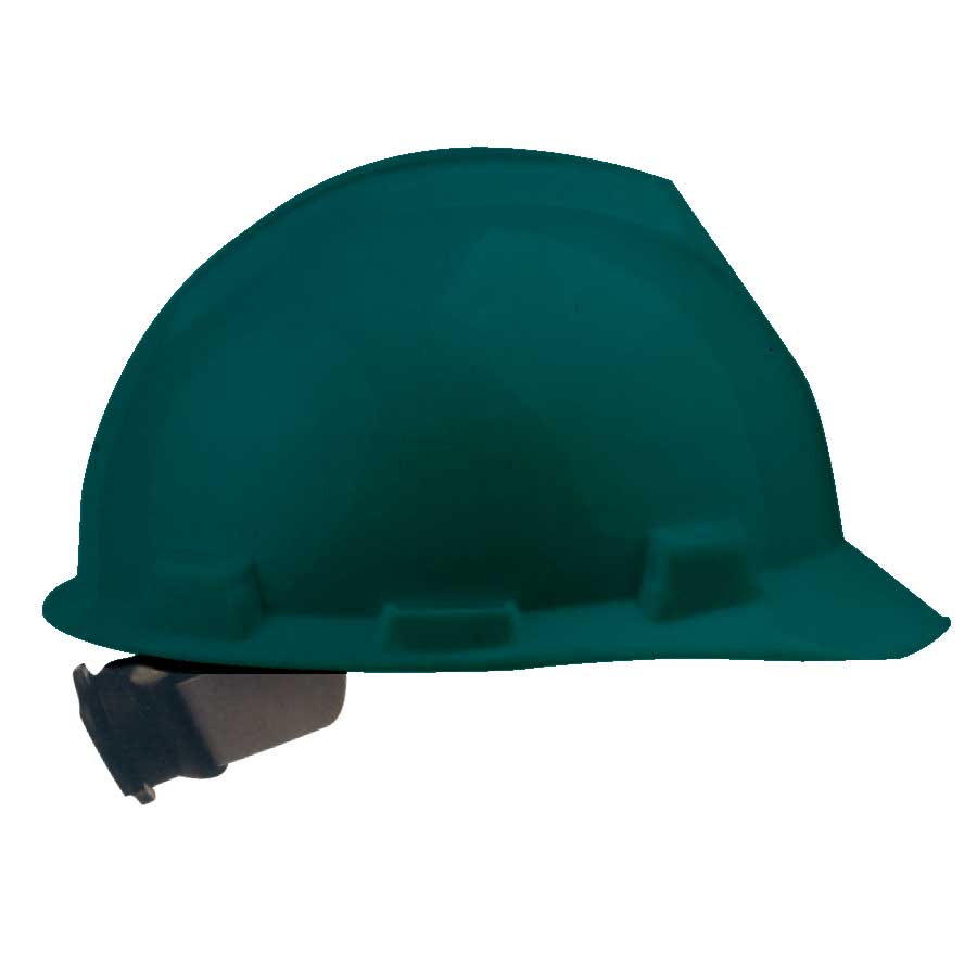 KRISBOW HELMET FRONT BRIM GREEN SRH10G