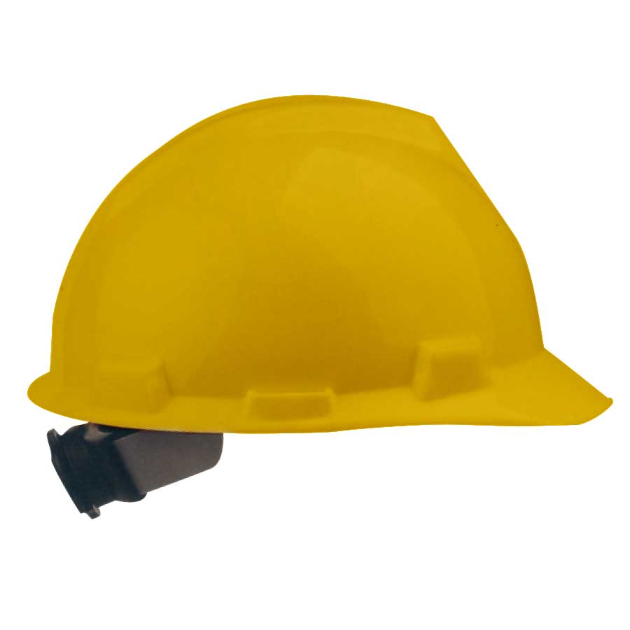 KRISBOW HELMET FRONT BRIM YELLOW SRH10Y