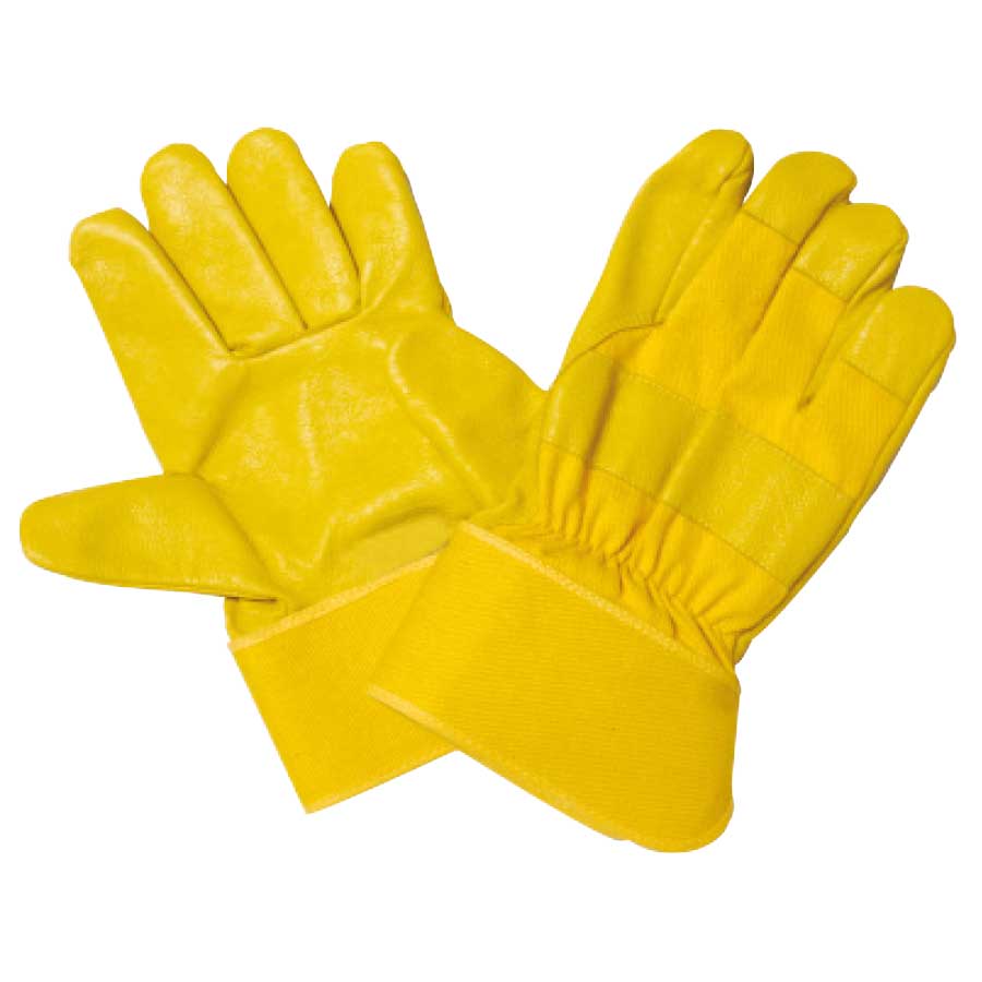 KRISBOW WORK GLOVE 10IN GOLD YLW LEATHER SRSG204