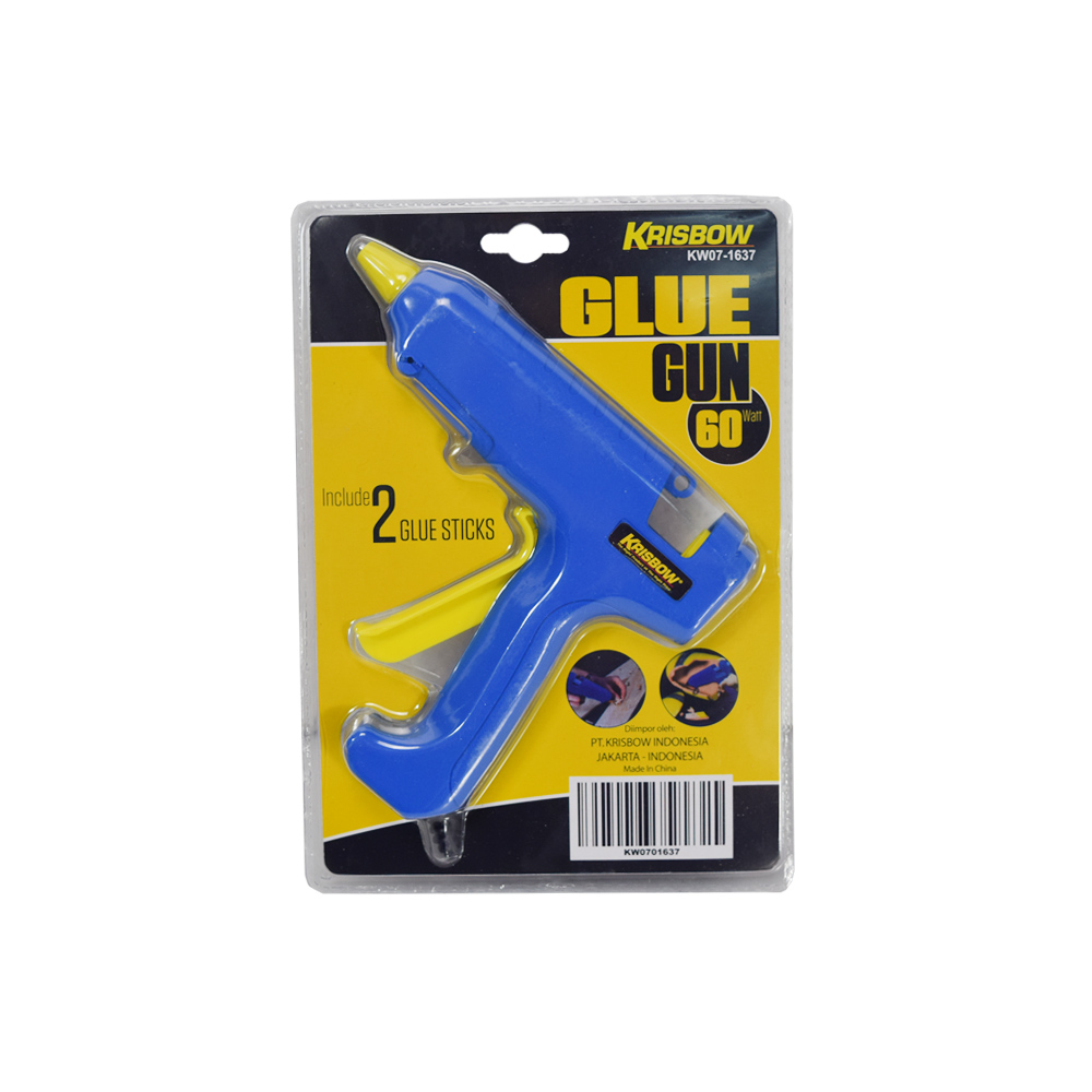 KRISBOW GLUE GUN 60W W/2 GLUE STICK 11MM IRGG3