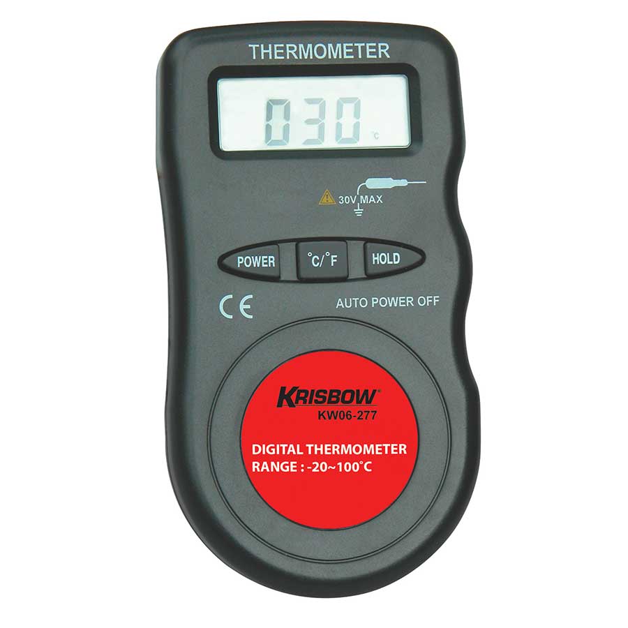 KRISBOW THERMOMETER DIGITAL MINI -20 TO 1000 C