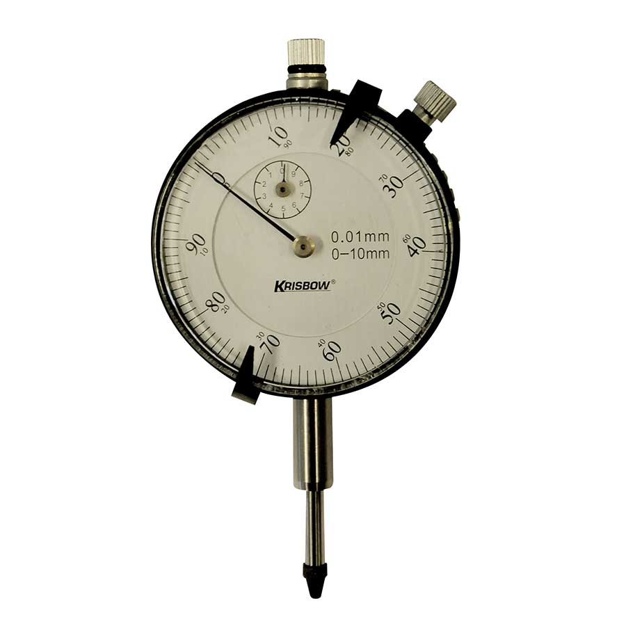 KRISBOW DIAL INDICATOR COMMON 0-10MM/0.01MM