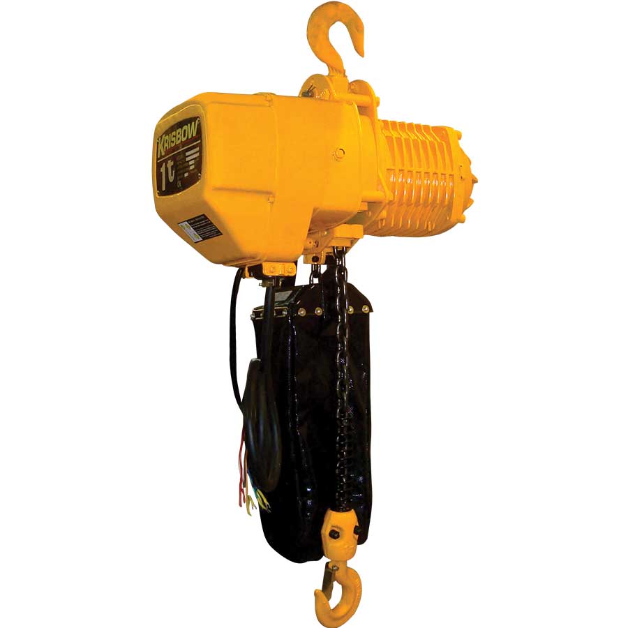 KRISBOW ELECTRIC CHAIN HOIST 3TX6M PRCBX3060