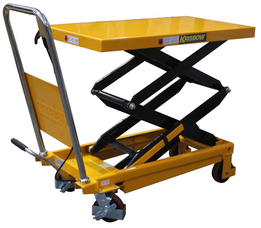 KRISBOW HYD SCISSOR LIFT 130CM 350KG PRSLM0313