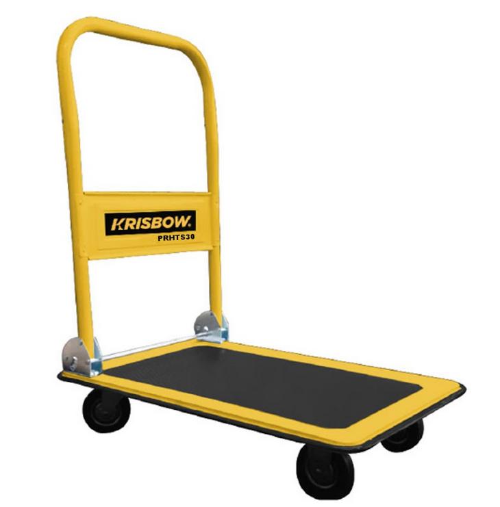 KRISBOW FOLDABLE PLATFORM HANDTRUCK 300KG SMALL