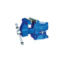 KRISBOW AMERICAN BENCH VISE 4IN W/SWIVEL BASE