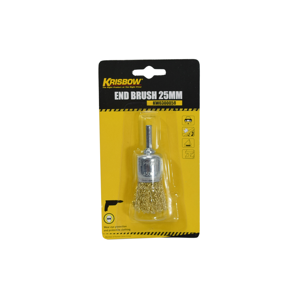 KRISBOW END CUP BRUSH 25MM IRAEB2