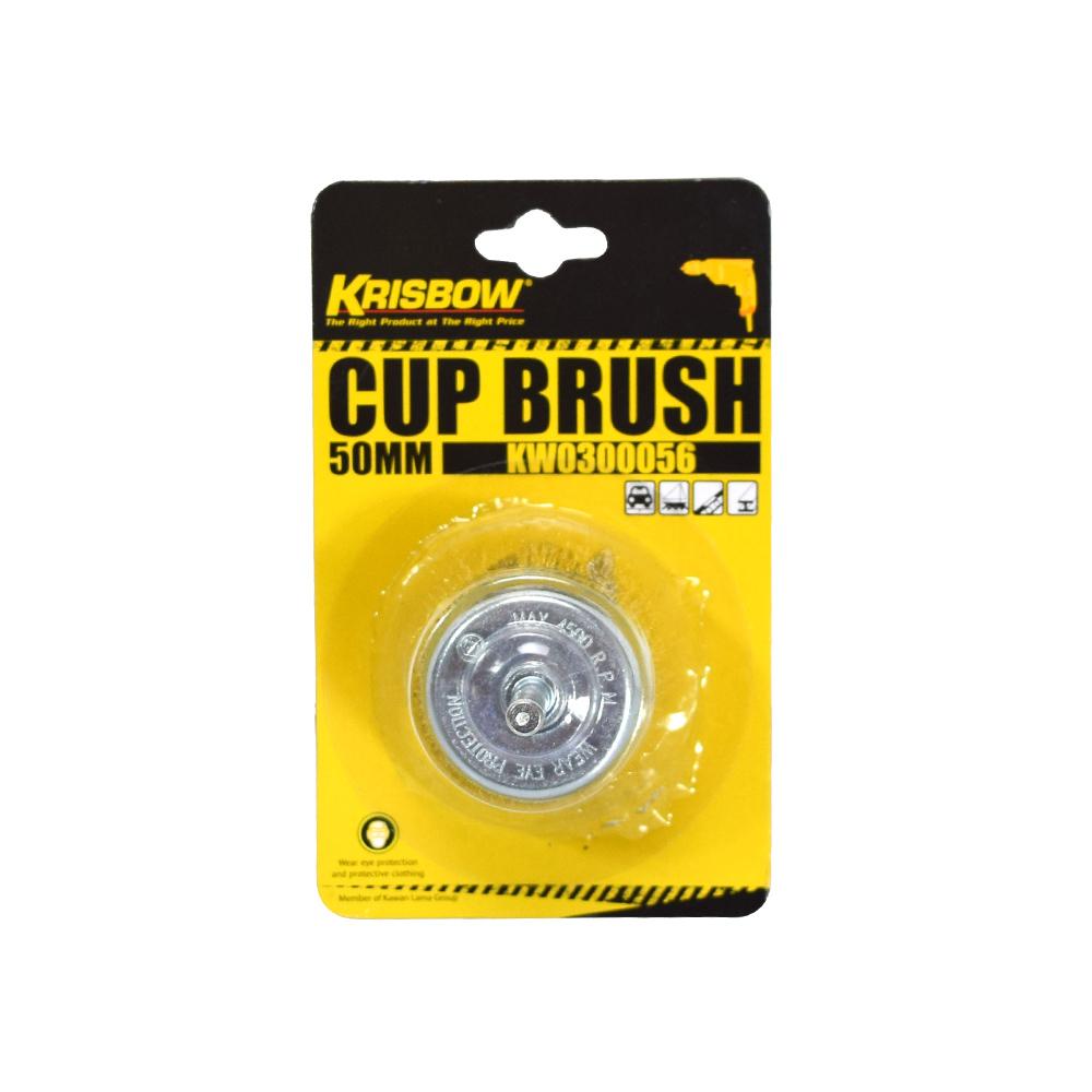 KRISBOW END CUP BRUSH 50MM IRAEB3