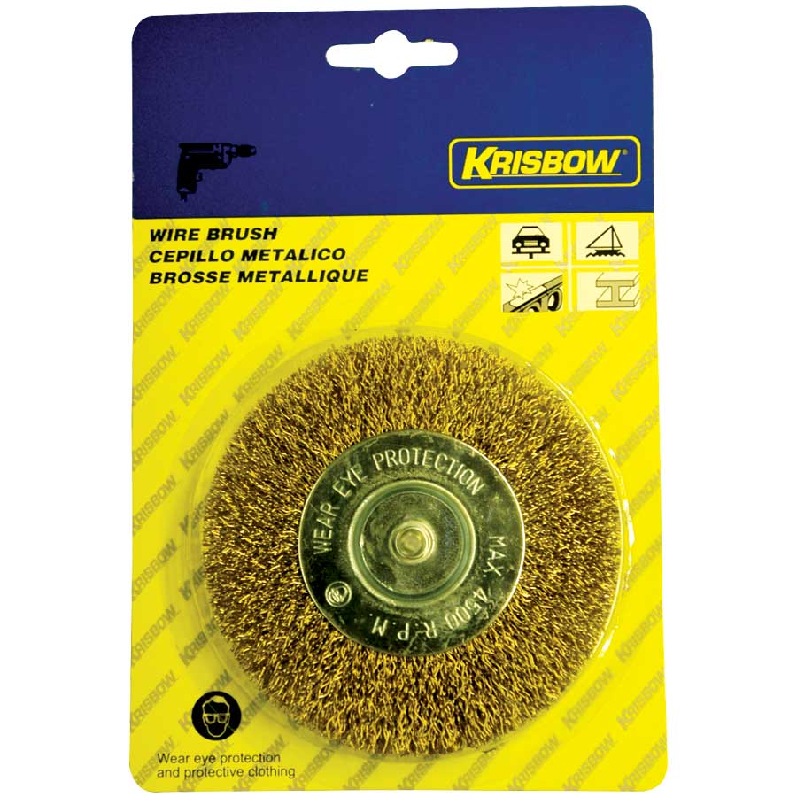 KRISBOW WHEEL BRUSH 50MM WITH SHANK IRAWBS2