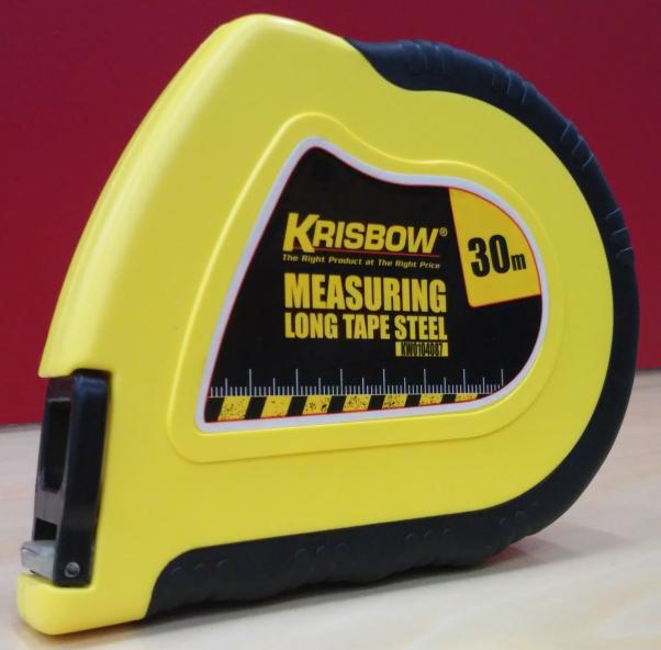 KRISBOW MEASURING LONG TAPE 30M STEEL LRMTS30