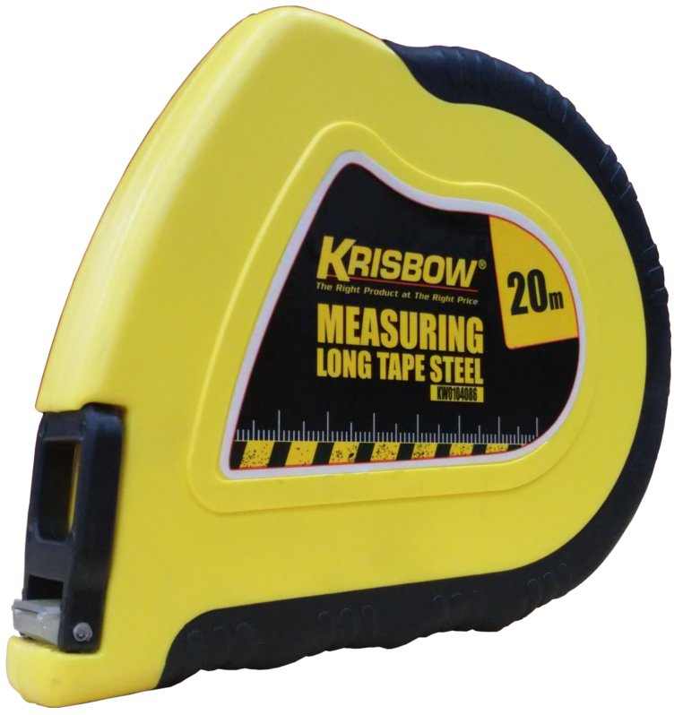 KRISBOW MEASURING LONG TAPE 20M STEEL LRMTS20