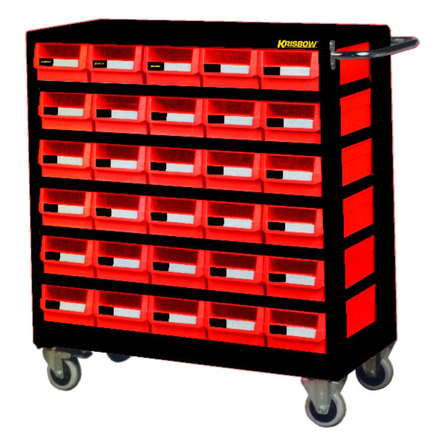 KRISBOW PART CABINET 30DRAWER 100X40X102CM LPPC1