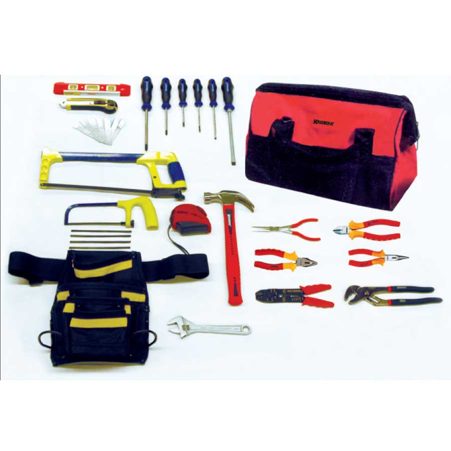 KRISBOW BASIC ELECTRIC TOOL SET 21PCS LPETS1