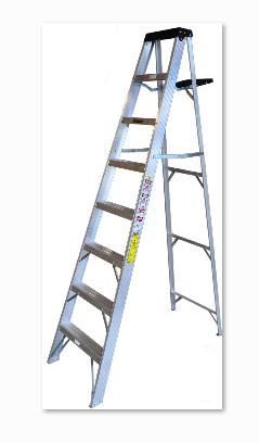 KRISBOW LADDER STEP HEAVY DUTY 2.4 MTR 8 STEP