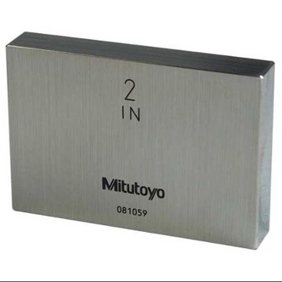 MITUTOYO GAUGE BLOCK STEEL 2INC 0 611202-531