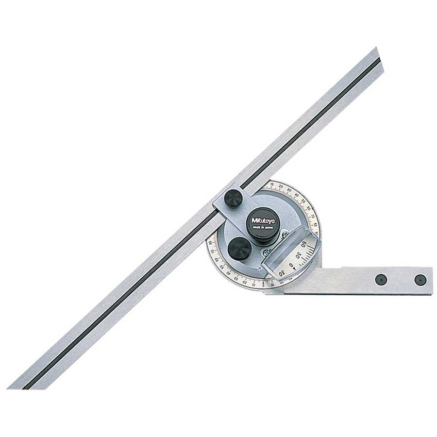 MITUTOYO UNIVERSAL BEVEL PROTRACTOR 12IN 187-906