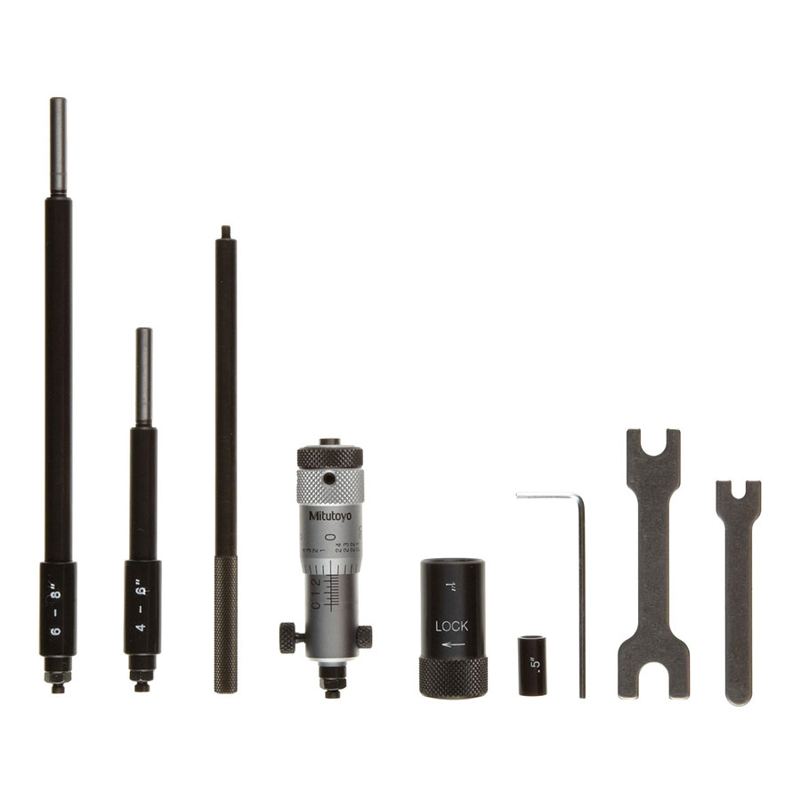 MITUTOYO ID MICROMETER 2-8/0.001IN 141-214