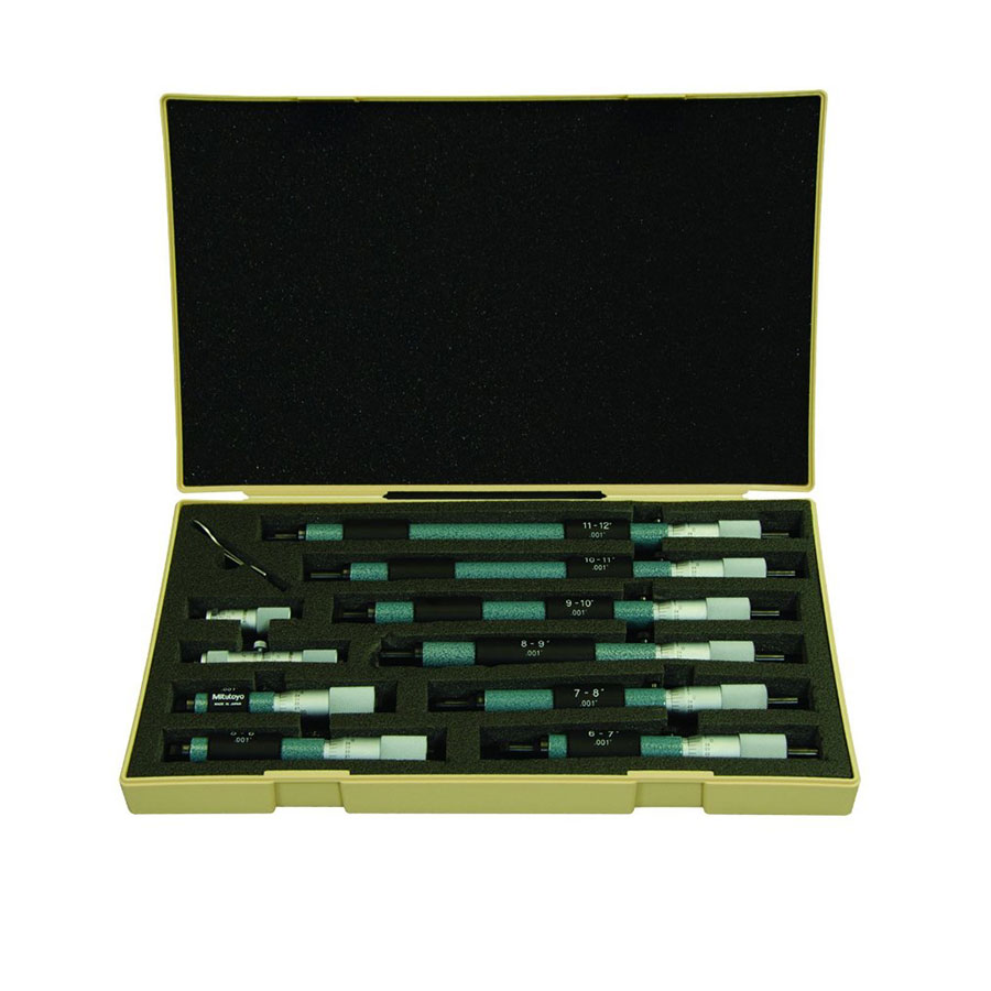 MITUTOYO TUBULAR MICROMETER SET2-12IN(10) 133-904