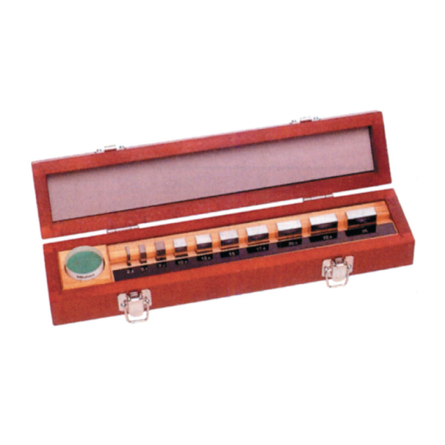 MITUTOYO GAUGE BLOCK STEEL SET (10) 0 516-978-10