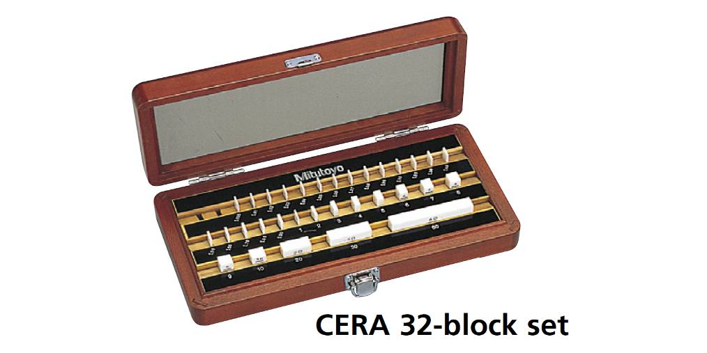 MITUTOYO GAUGE BLOCK CERA SET (32) 516-366-10