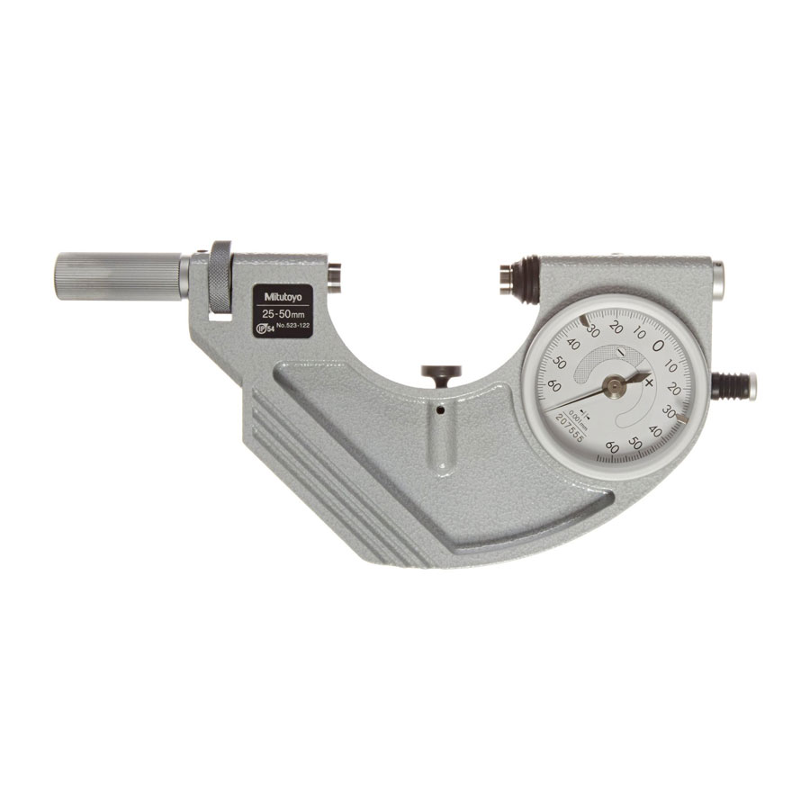 MITUTOYO DIAL SNAP METER 25-50/0.001MM 523-122