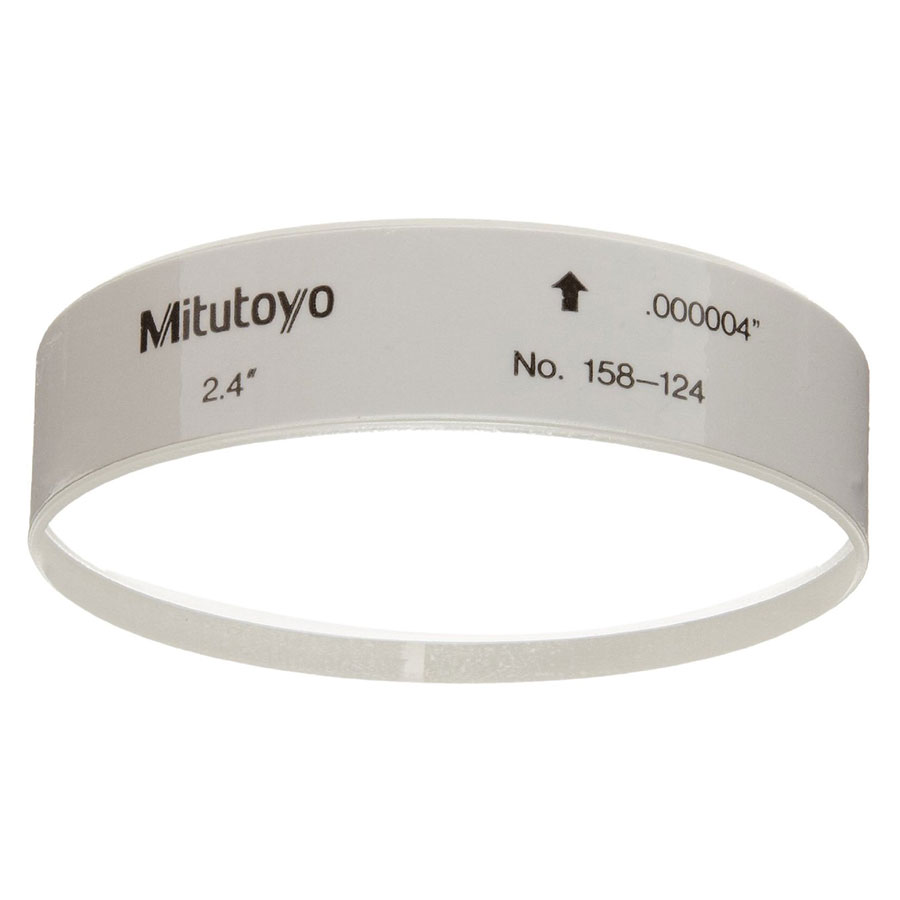 MITUTOYO OPTICAL FLAT 0.6X2.4IN 158-124