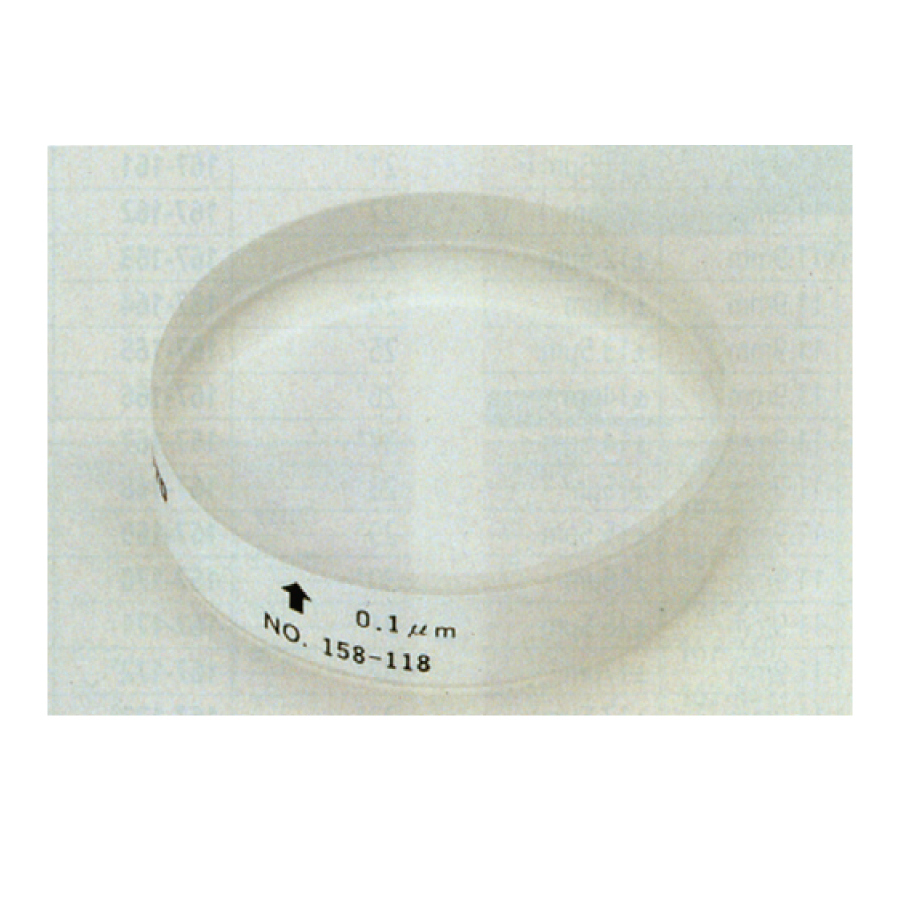 MITUTOYO OPTICAL FLAT 0.1UM 60/15MM 158-120