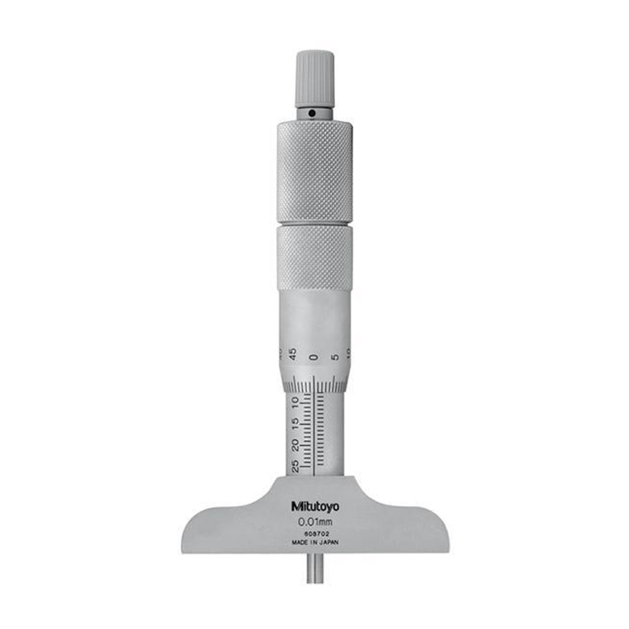 MITUTOYO DEPTH MICROMETER 0-3IN/0.001IN 129-126