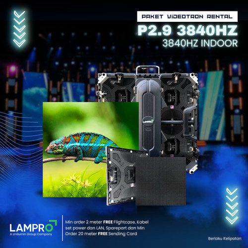 VIDEOTRON RENTAL LAMPRO BY UNILUMIN GROUP P2.9 INDOOR UK 50X50