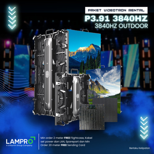 VIDEOTRON LAMPRO BY UNILUMIN GROUP P3.91 OUTDOOR UK 50X50CM 50X100CM