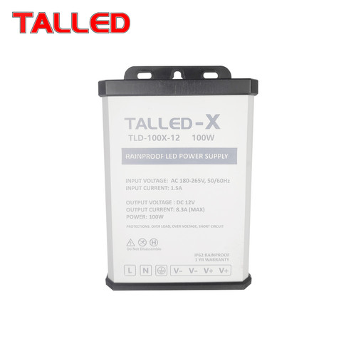 TALLED X POWER SUPPLY 12V RAINPROOF 5A 8.3A 12.5A 20.8A 25A 30A 33.3A