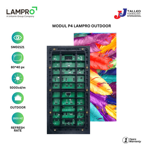 MODUL P4 RGB OUTDOOR VIDEOTRON LAMPRO BY UNILUMIN GROUP 3840Hz