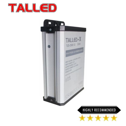 POWER SUPPLY ADAPTOR TRAFO TALLED - X 12V 250W 20.8A RAINPROOF