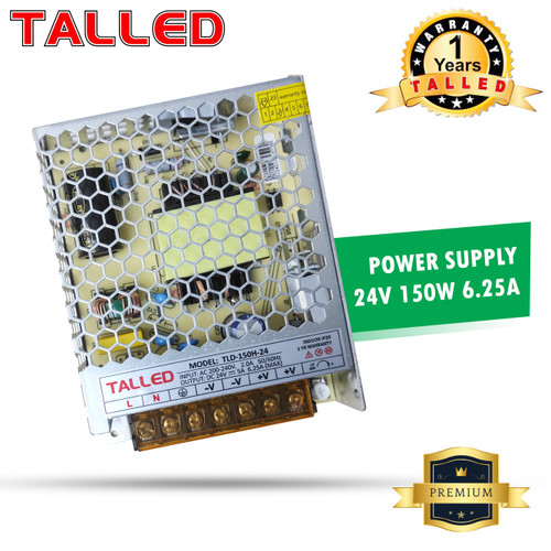 POWER SUPPLY 24V 6.25A 150W TALLED INDOOR GARANSI 1 THN