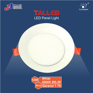 LAMPU DOWNLIGHT 12W 170mm / LED PANEL LIGHT 12W TALLED Garansi 1 Thn