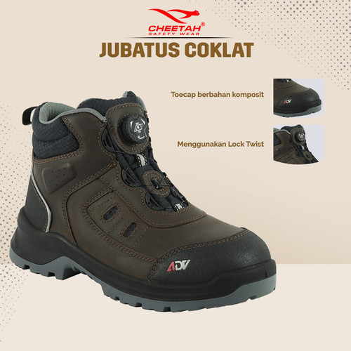 sepatu safety cheetah ADV Jubatus 6112C twist lock system (TLS)