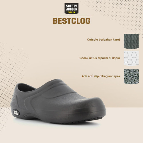 Safety Jogger BESTCLOG / Sepatu Chef Kitchen F&B Anti Slip