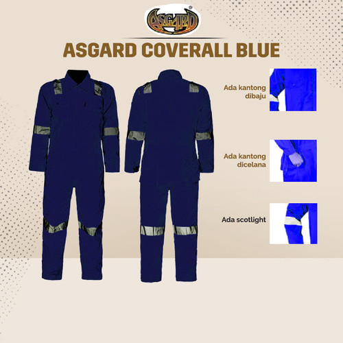 ASGARD COVERALL DARK BLUE terusan