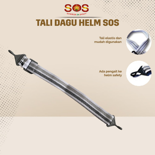 TALI DAGU HELM PROYEK SOS CHIN STRAPS RUBBER NYLON