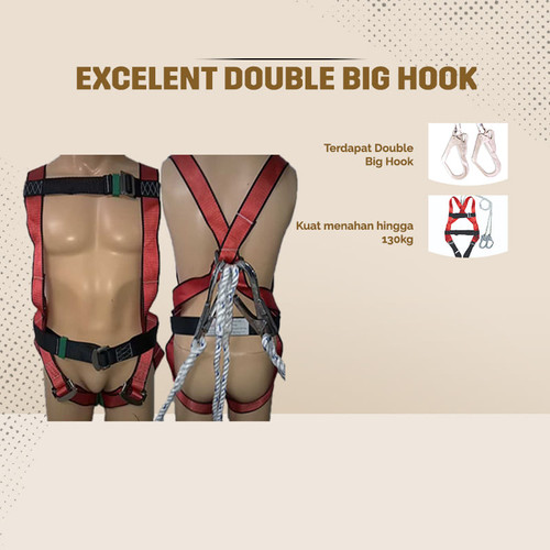 Excellent Body Harness Double Big Hook