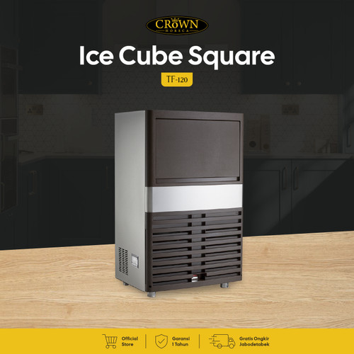 Ice Cube Square Machine TF-120 Mesin Pembuat Es Batu Crown Horeca